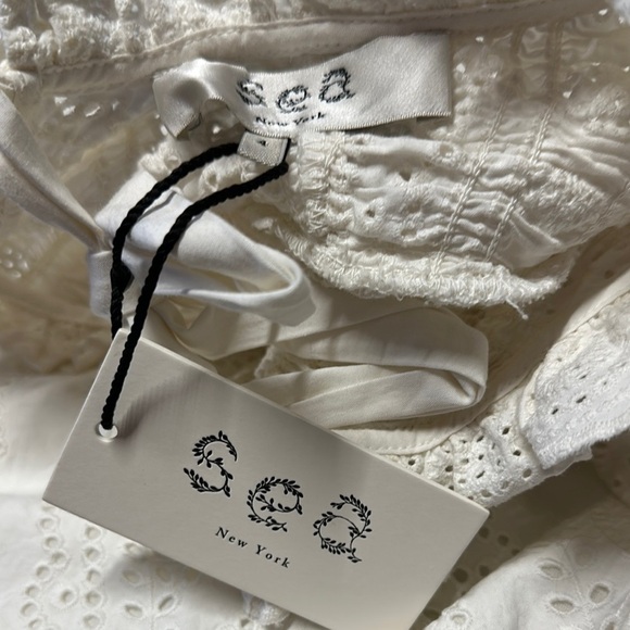 Sea New York White Ruffled Babydoll Dress for Brides - Picture 8 of 8